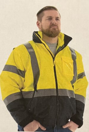 Custom Listing for NBTEXAS  Yellow/Black CERT 8 in 1 Transformer Bomber Jacket - Image 4